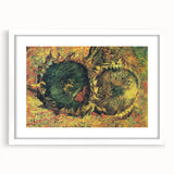 Impressionist Floral Wall Art - Two Cut Sunflowers by Van Gogh
