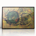 Impressionist Floral Wall Art - Two Cut Sunflowers by Van Gogh