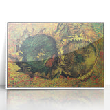Impressionist Floral Wall Art - Two Cut Sunflowers by Van Gogh