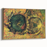 Impressionist Floral Wall Art - Two Cut Sunflowers by Van Gogh