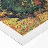 Impressionist Floral Wall Art - Two Cut Sunflowers by Van Gogh