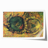 Impressionist Floral Wall Art - Two Cut Sunflowers by Van Gogh