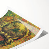 Impressionist Floral Wall Art - Two Cut Sunflowers by Van Gogh