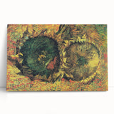 Impressionist Floral Wall Art - Two Cut Sunflowers by Van Gogh