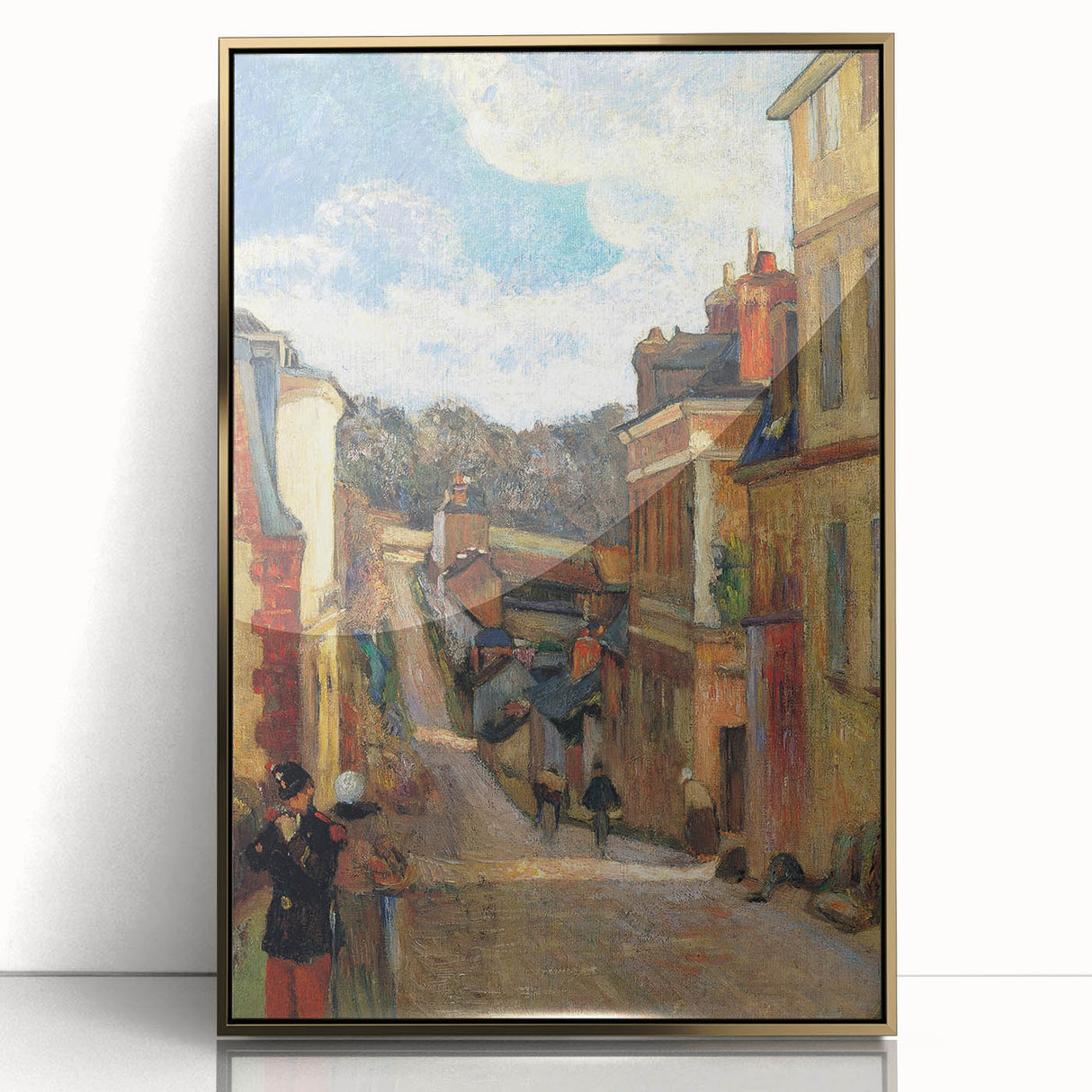 Modern Wall Art: Paul Gauguin's Rue Jouvenet in Rouen