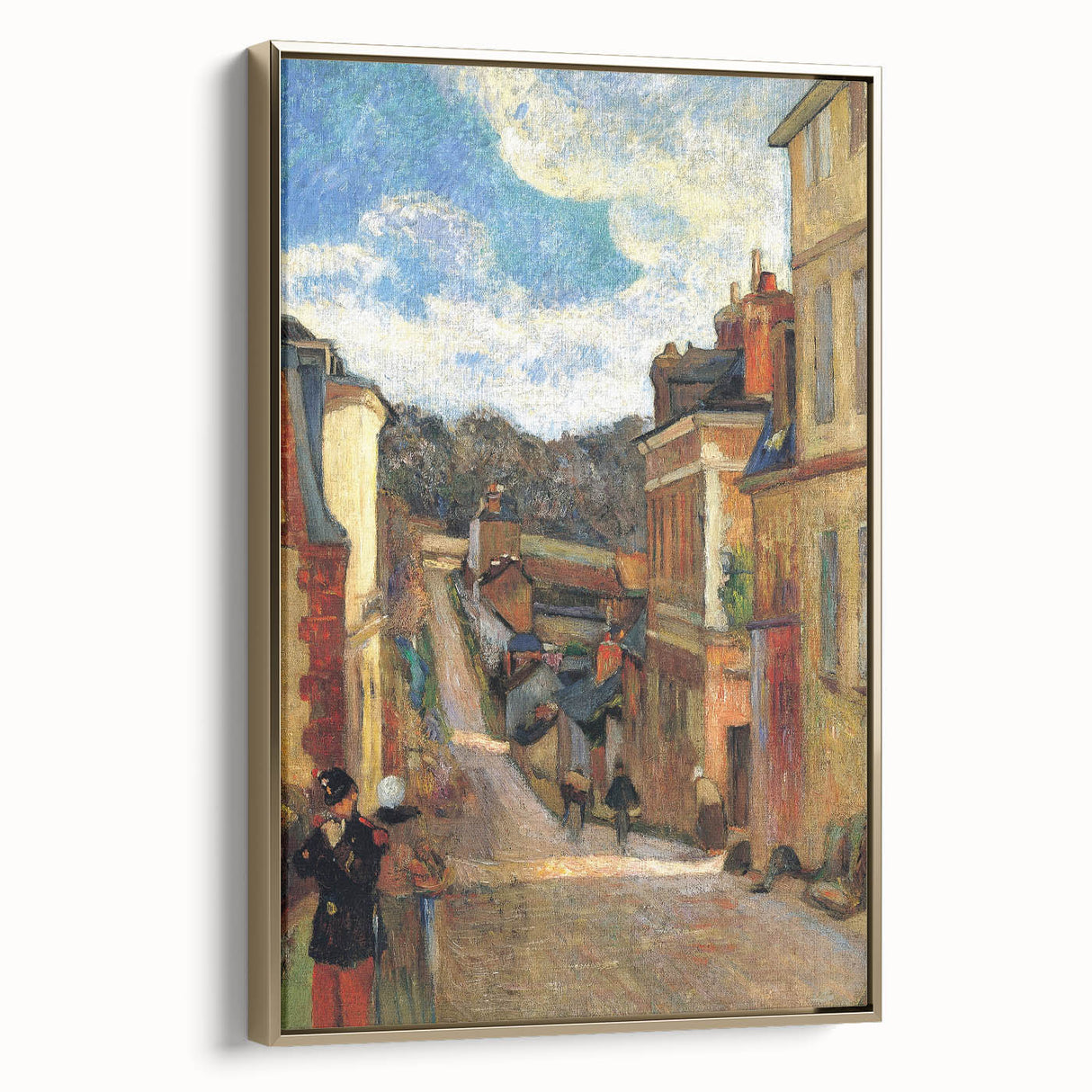 Modern Wall Art: Paul Gauguin's Rue Jouvenet in Rouen