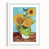 Van Gogh’s Vase with Three Sunflowers (1888): Iconic Wall Art