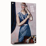 Modern Wall Art: Max Beckmann's Portrait of Valentine Tessier