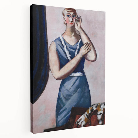 Modern Wall Art: Max Beckmann's Portrait of Valentine Tessier