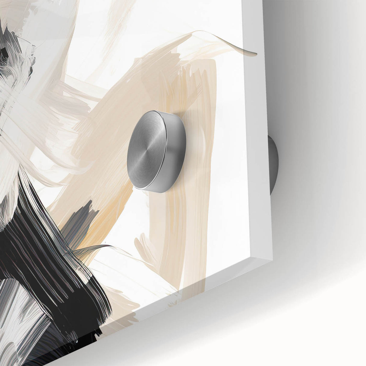 Contemporary Dining Art Pieces – Abstract Brushstroke Wall Art