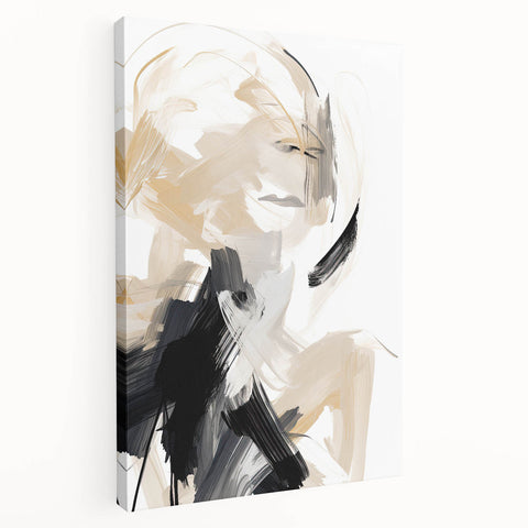 Contemporary Dining Art Pieces – Abstract Brushstroke Wall Art