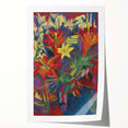 Expressionist Art: Still Life with Lilies by Kirchner Canvas Print