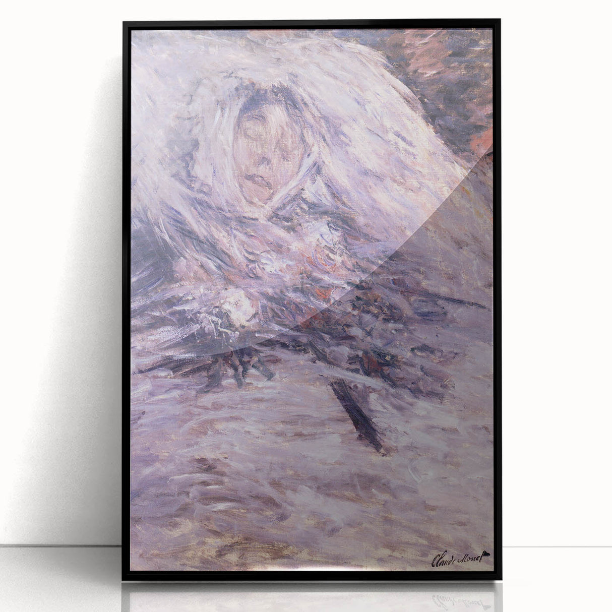 Impressionist Wall Art: Claude Monet's Camille on Her Deathbed Print