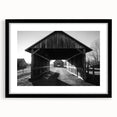 Landscape barn frame with a sleek mat-black finish, showcasing a modern design in a front view setting. Ideal for home decor and art displays, enhancing any room's aesthetic.