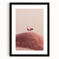 Elegant black frame showcasing a landscape artwork with a mat, perfect for enhancing home decor in living rooms or offices. The frame's sleek design complements the vibrant colors of the landscape, making it a stylish addition to any space.