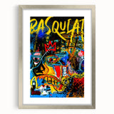 Colorful Pop Art Wall Art - Bold Canvas with Red, Yellow, and Blue