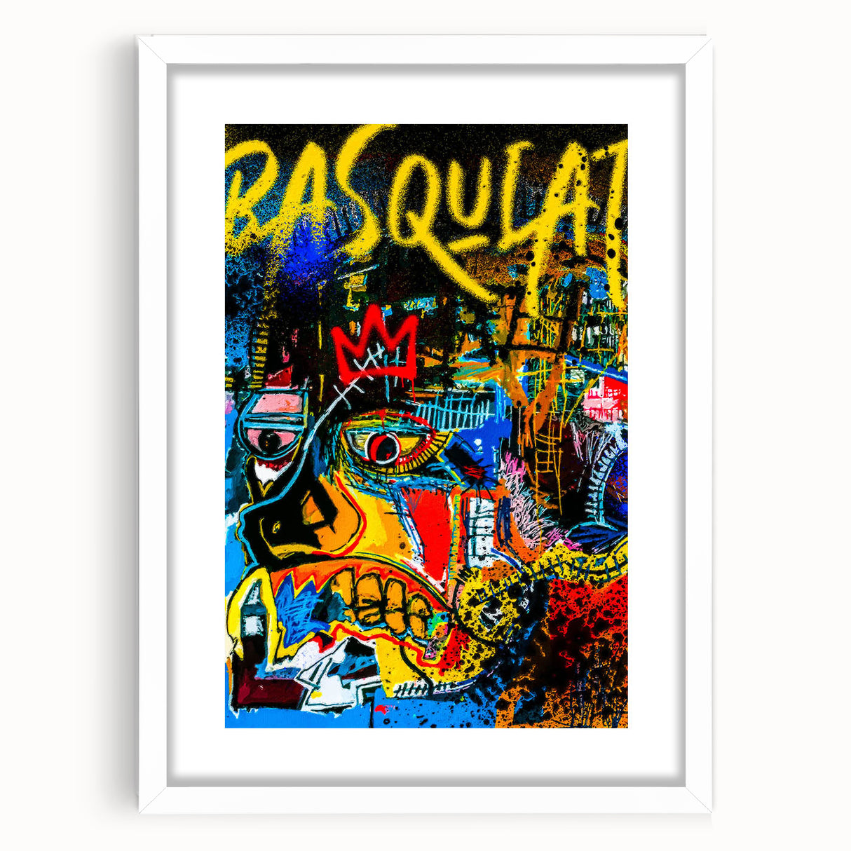 Colorful Pop Art Wall Art - Bold Canvas with Red, Yellow, and Blue