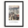 Extra large, textured abstract art print in vibrant colors on a black framed canvas, ideal for living room decor.