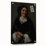 Realism Art Prints - Portrait of a Woman by Gustave Courbet