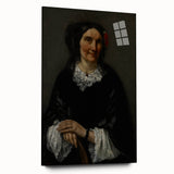 Realism Art Prints - Portrait of a Woman by Gustave Courbet