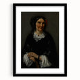 Realism Art Prints - Portrait of a Woman by Gustave Courbet