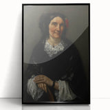 Realism Art Prints - Portrait of a Woman by Gustave Courbet
