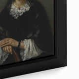 Realism Art Prints - Portrait of a Woman by Gustave Courbet