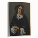 Realism Art Prints - Portrait of a Woman by Gustave Courbet