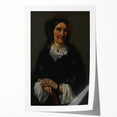 Realism Art Prints - Portrait of a Woman by Gustave Courbet