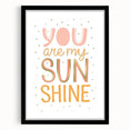 You Are My Sunshine Nursery Wall Art - Baby Room Decor