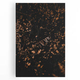 Large black and white abstract art on stretched canvas, depicting swirling patterns, ideal for kitchen wall art.