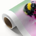 Art deco poster depicting spring season with pastel hues on rolled canvas, ideal for nursery wall art.