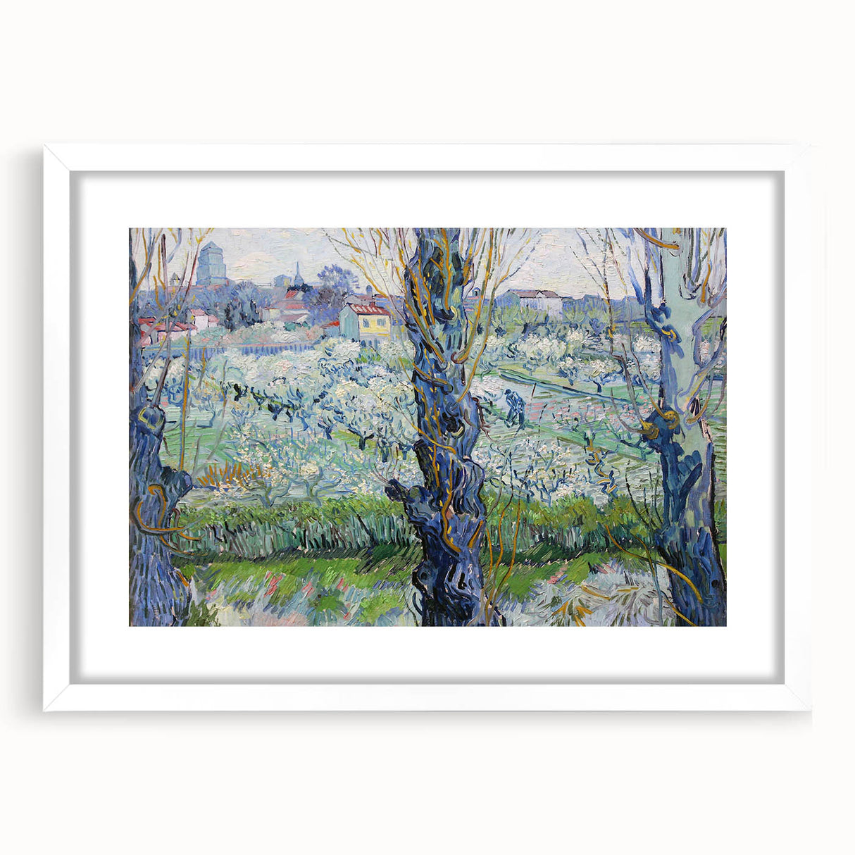 Impressionism Wall Art - Flowering Orchards, Vincent van Gogh Print