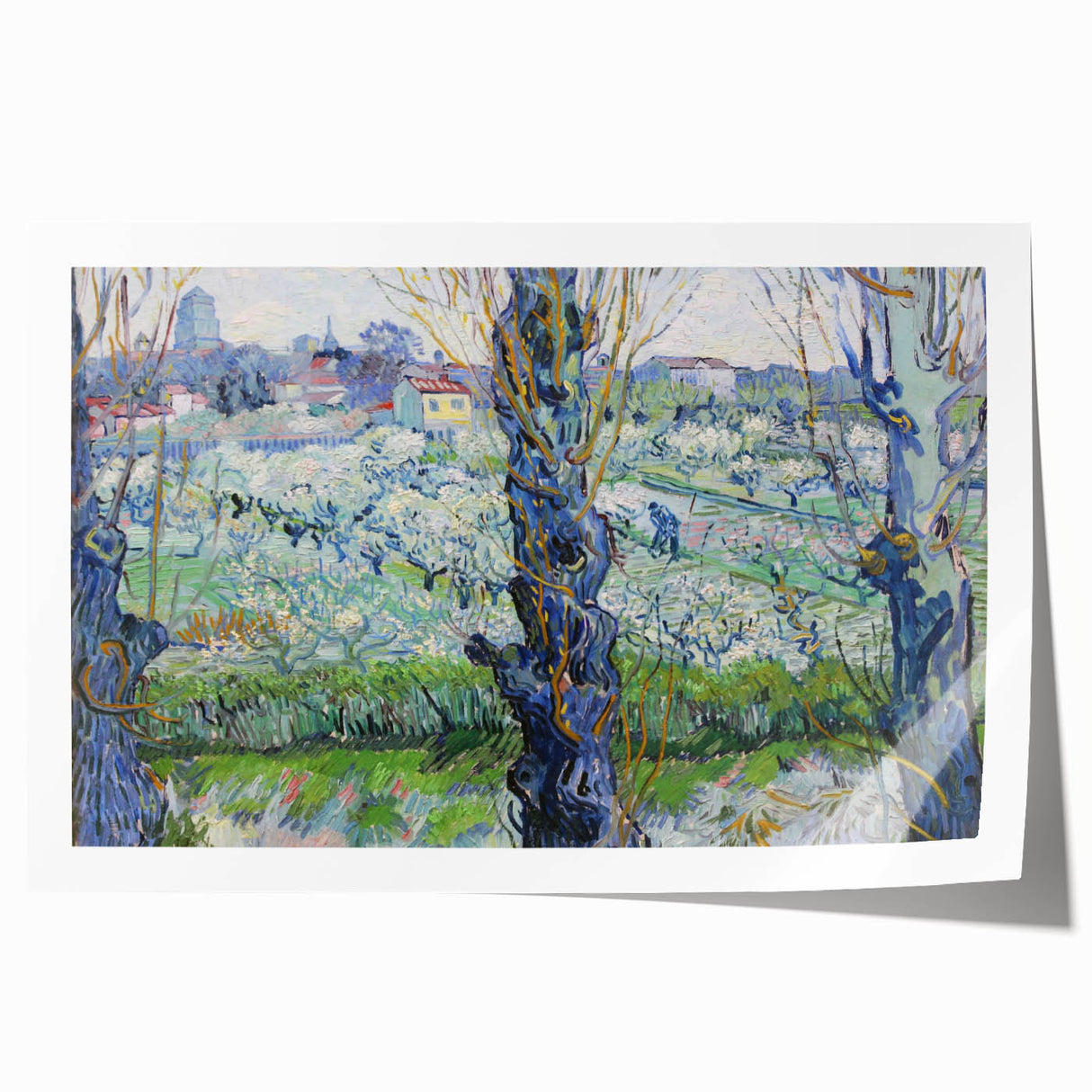 Impressionism Wall Art - Flowering Orchards, Vincent van Gogh Print