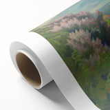 Modern Wall Art: Tranquil Countryside with Blooming Lilacs