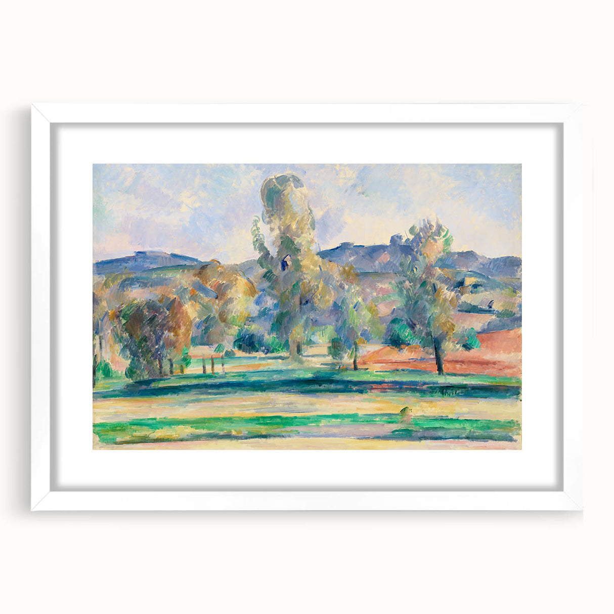 Modern Wall Art: Vibrant Autumn Landscape with Bold Brushstrokes