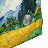 Impressionist Landscape - Wheat Field with Cypresses Van Gogh Art