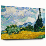 Impressionist Landscape - Wheat Field with Cypresses Van Gogh Art