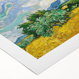 Impressionist Landscape - Wheat Field with Cypresses Van Gogh Art