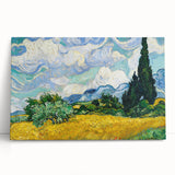 Impressionist Landscape - Wheat Field with Cypresses Van Gogh Art