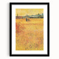 Impressionist Wheat Field Art - Inspired by Van Gogh's Arles Landscape