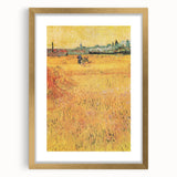 Impressionist Wheat Field Art - Inspired by Van Gogh's Arles Landscape