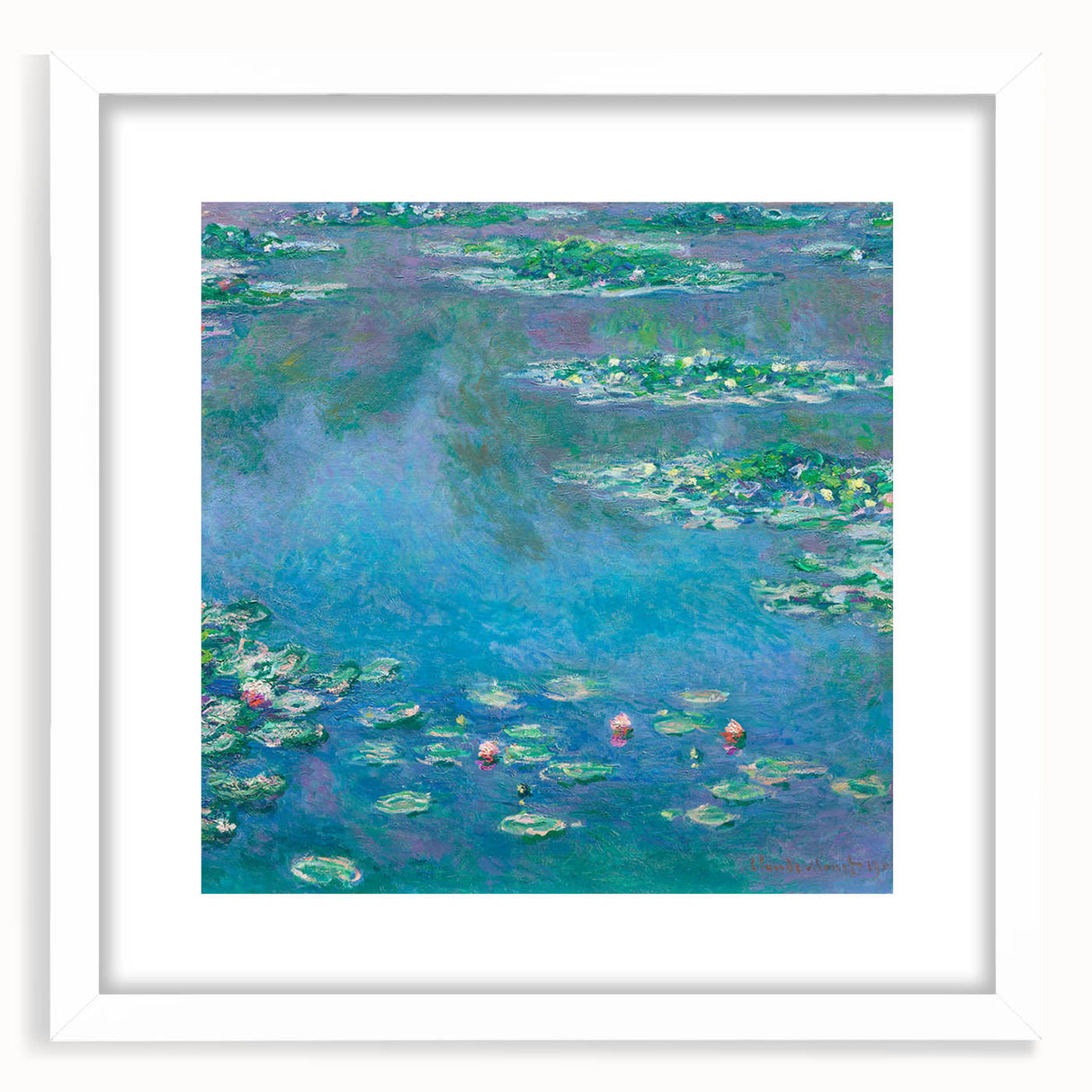 Claude Monet Water Lilies - Impressionist Landscape Wall Art Print