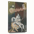 Modern Wall Art: At Night - Dreamlike Knight Composition