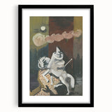 Modern Wall Art: At Night - Dreamlike Knight Composition