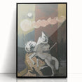 Modern Wall Art: At Night - Dreamlike Knight Composition