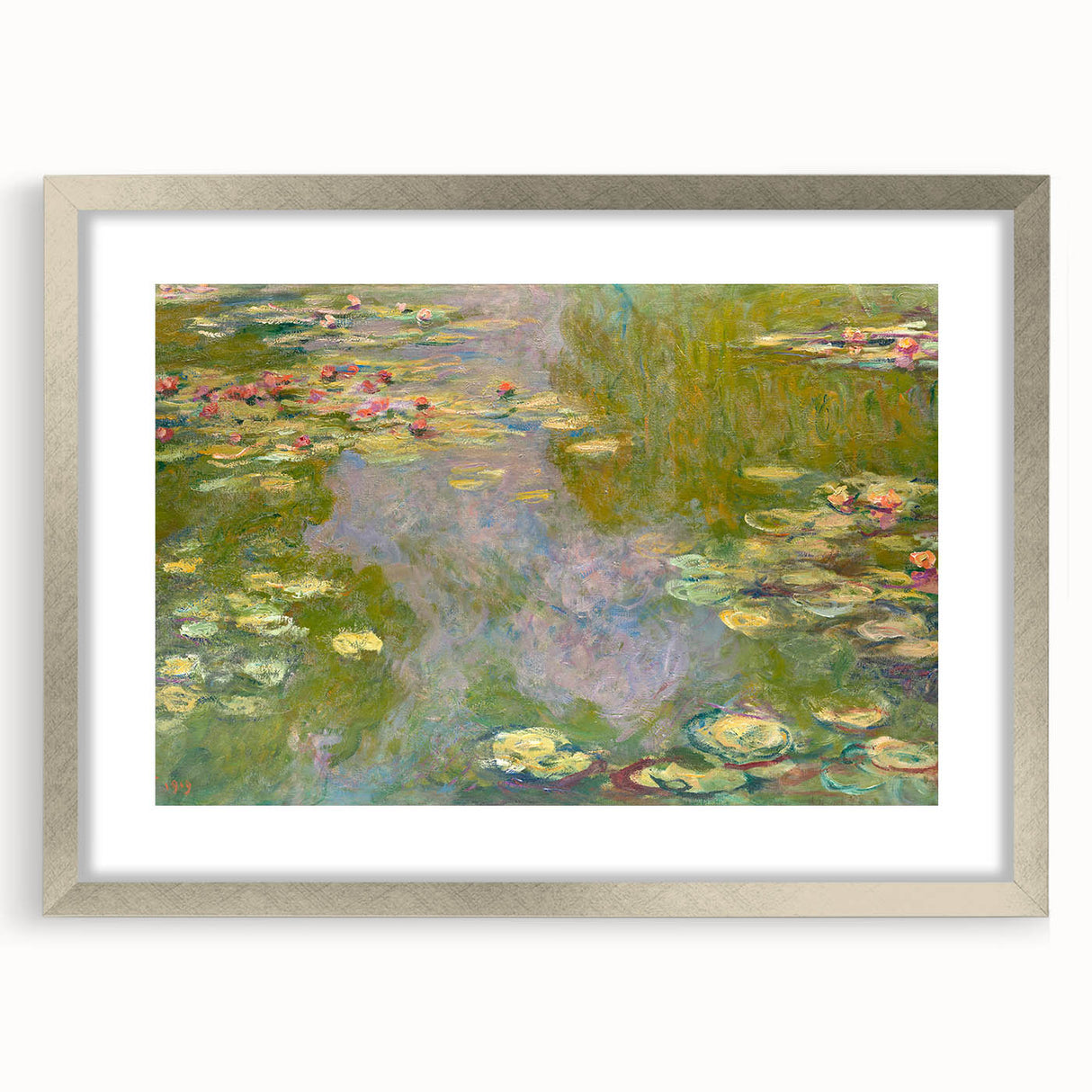 Claude Monet Prints - Water Lilies Impressionism Wall Art