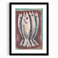 Modern Wall Art: Sea Ghosts - Expressive Maritime Composition