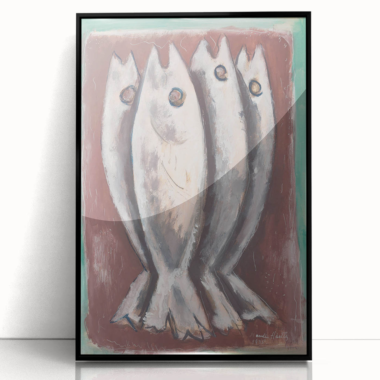 Modern Wall Art: Sea Ghosts - Expressive Maritime Composition