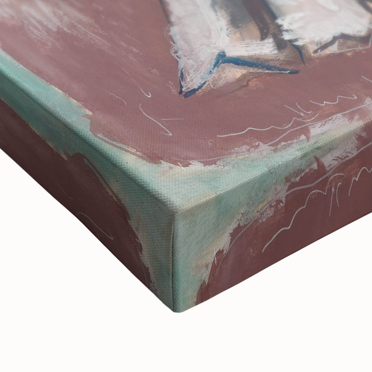 Modern Wall Art: Sea Ghosts - Expressive Maritime Composition